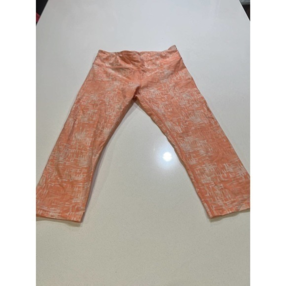 Lou & Grey Orange Cropped Leggings‎ - Women's Small